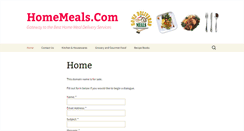 Desktop Screenshot of homemeals.com